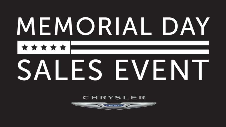 Memorial Day Sales on Chrysler Vehicles at Lindsay Chrysler Dodge Jeep Ram in Manassas VA