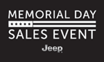 Memorial Day Sales on Jeep Vehicles at Lindsay Chrysler Dodge Jeep Ram in Manassas VA